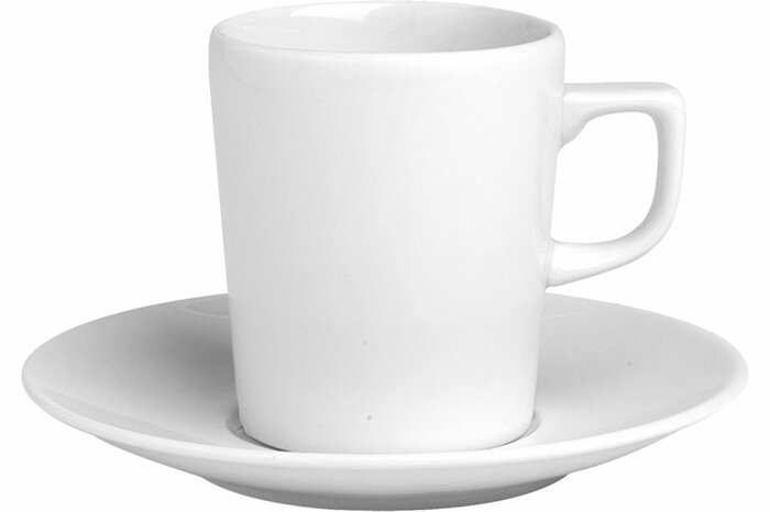 Soley Beyaz Tabaklı Çay Fincanı 190cc