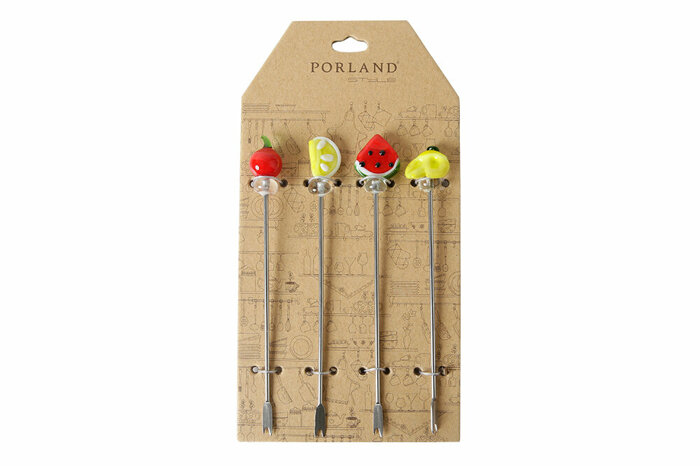 Shiraz Limon 4'lü Kokteyl Çatalı