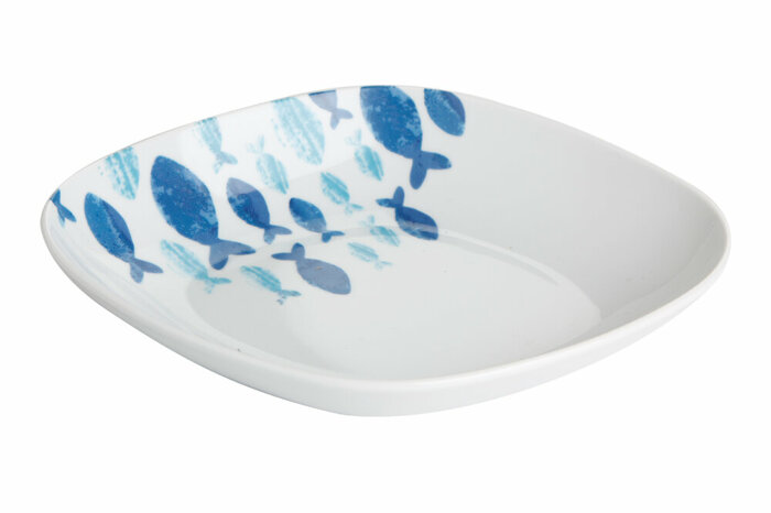 Deep Blue Desen1 Çukur Tabak 26cm