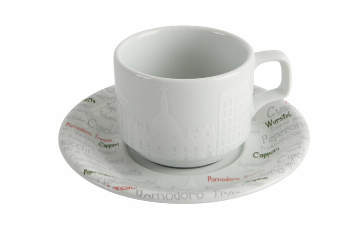 Italy Tabaklı Çay Fincanı 177cc