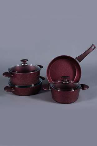 Santino Vişne Tencere Takımı 7 parça