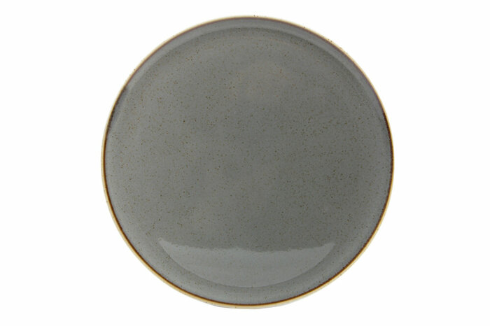 Grazia Seasons Koyu Gri Düz Tabak 27cm