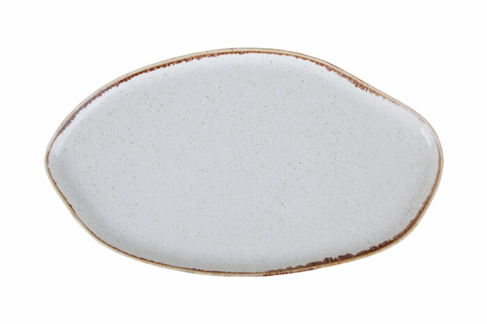 Pure Seasons Bej Kayık Tabak 32cm