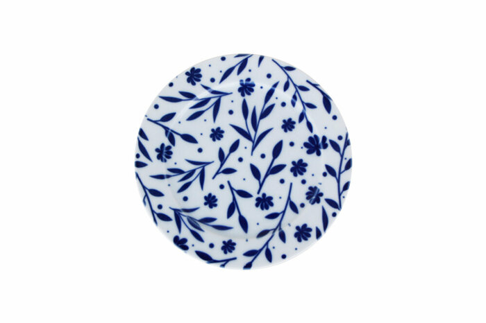 Blue Desen2 Düz Tabak 16cm