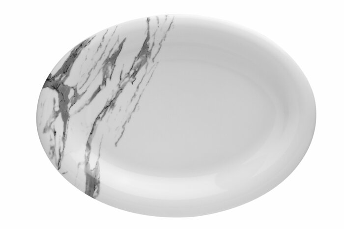 Marbly Kayık Tabak 19cm