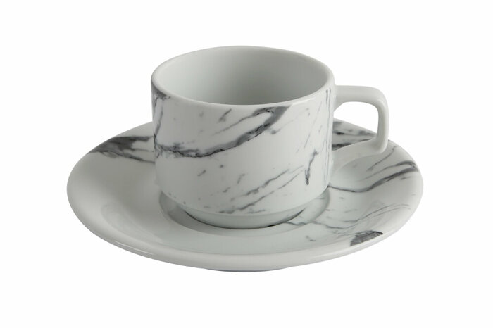 Marbly Tabaklı Çay Fincanı 140cc