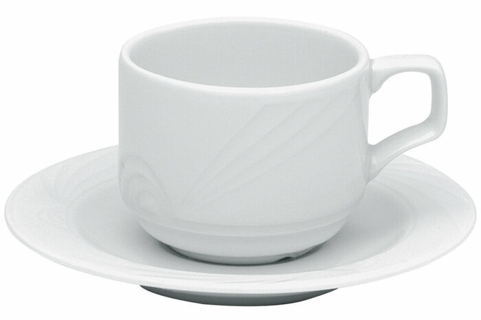 Halley Beyaz Tabaklı Kahve Fincanı 90cc