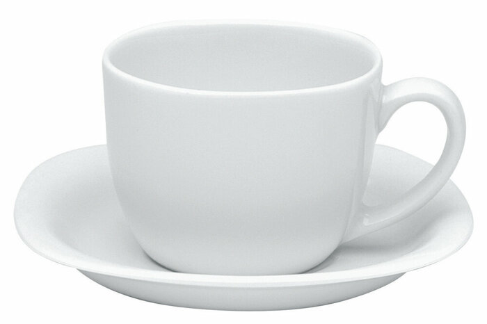 Paloma Beyaz Tabaklı Çay Fincanı 210cc