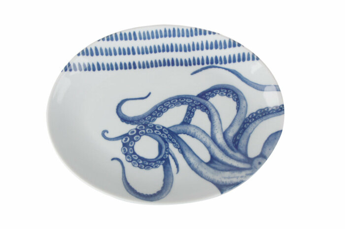 Marin Blue Kayık Tabak 24cm