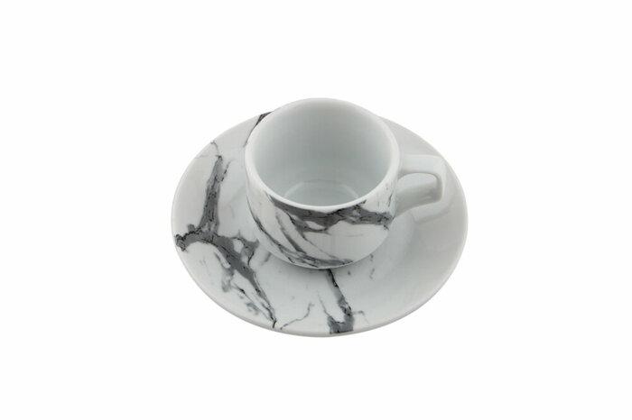 Marbly Tabaklı Kahve Fincanı 85cc