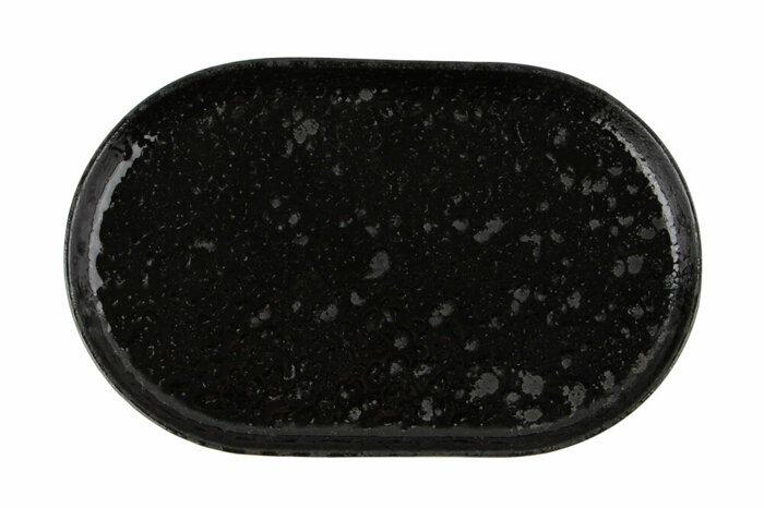 Ethos Black Moss Kayık Tabak 18cm