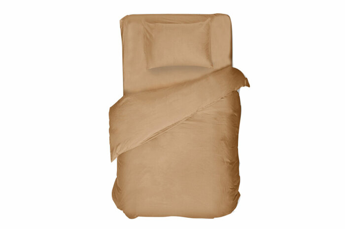 Pamuk Saten Terracotta Nevresim Tek Kişilik 160x220cm