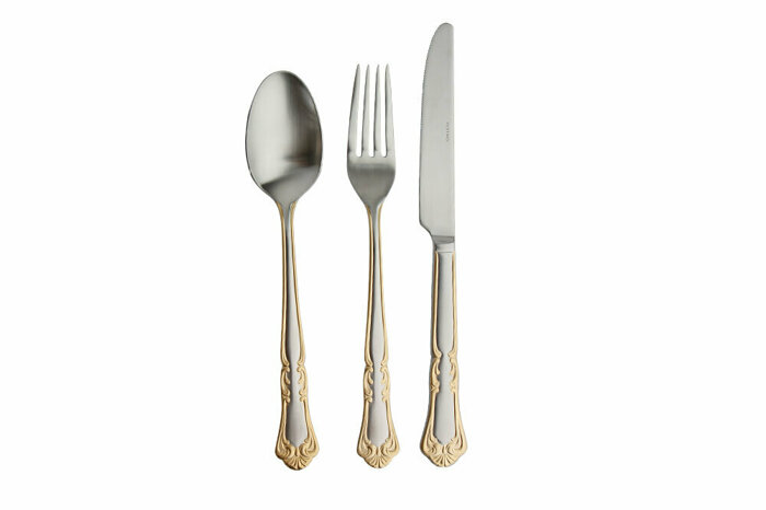 Barok Çatal Kaşık Bıçak Takım 84 parça