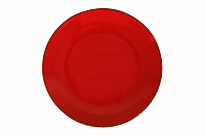 Seasons Kırmızı Düz Tabak 20cm