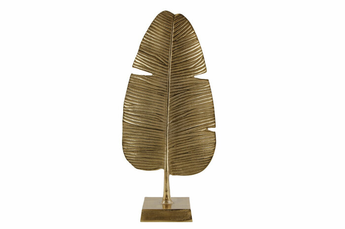 Banana Leaf Altın Dekoratif Obje 44cm