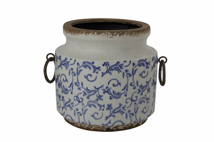 Brenda Kulplu Saksı 18,5cm