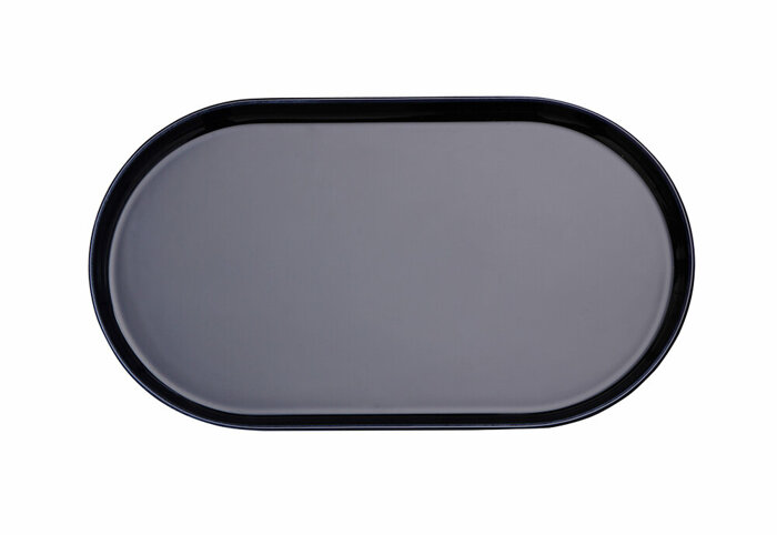 Ethos Navy Blue Kayık Tabak 28cm