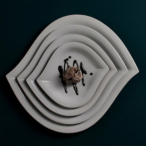 Leaf Beyaz 27 Parça 6 Kişilik Yemek Takımı