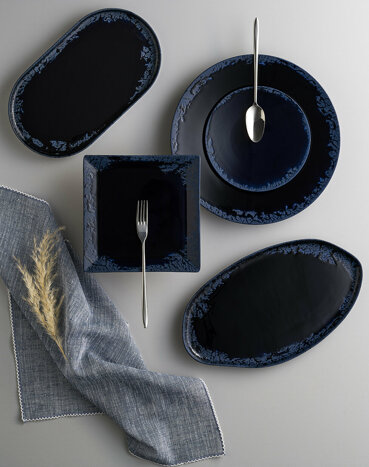 Ethos Root Blue 18 Parça 6 Kişilik Yemek Takımı