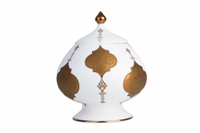 Cezri Kapaklı Vazo 163mm