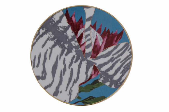 Africa Desen6 Düz Tabak 21cm