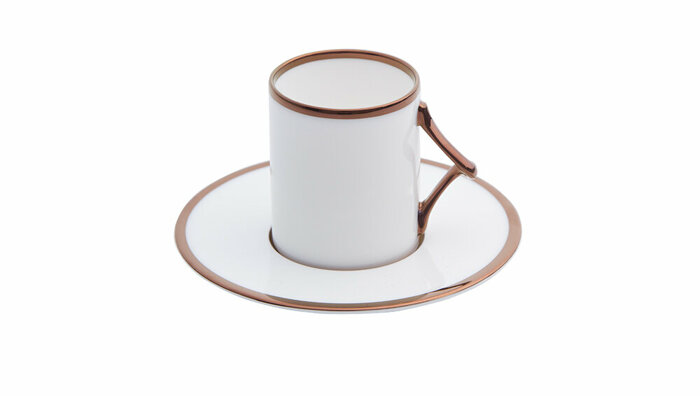 Limoges Bronz Kahve Takımı 4 Parça